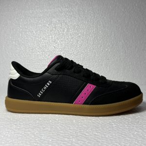 Zapatilla Skechers Color Negro y Rosado Talla 31